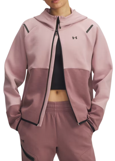 Bunda Under Armour Unstoppable Fleece Hooded Jacket Ružová | 1379842-673, 0