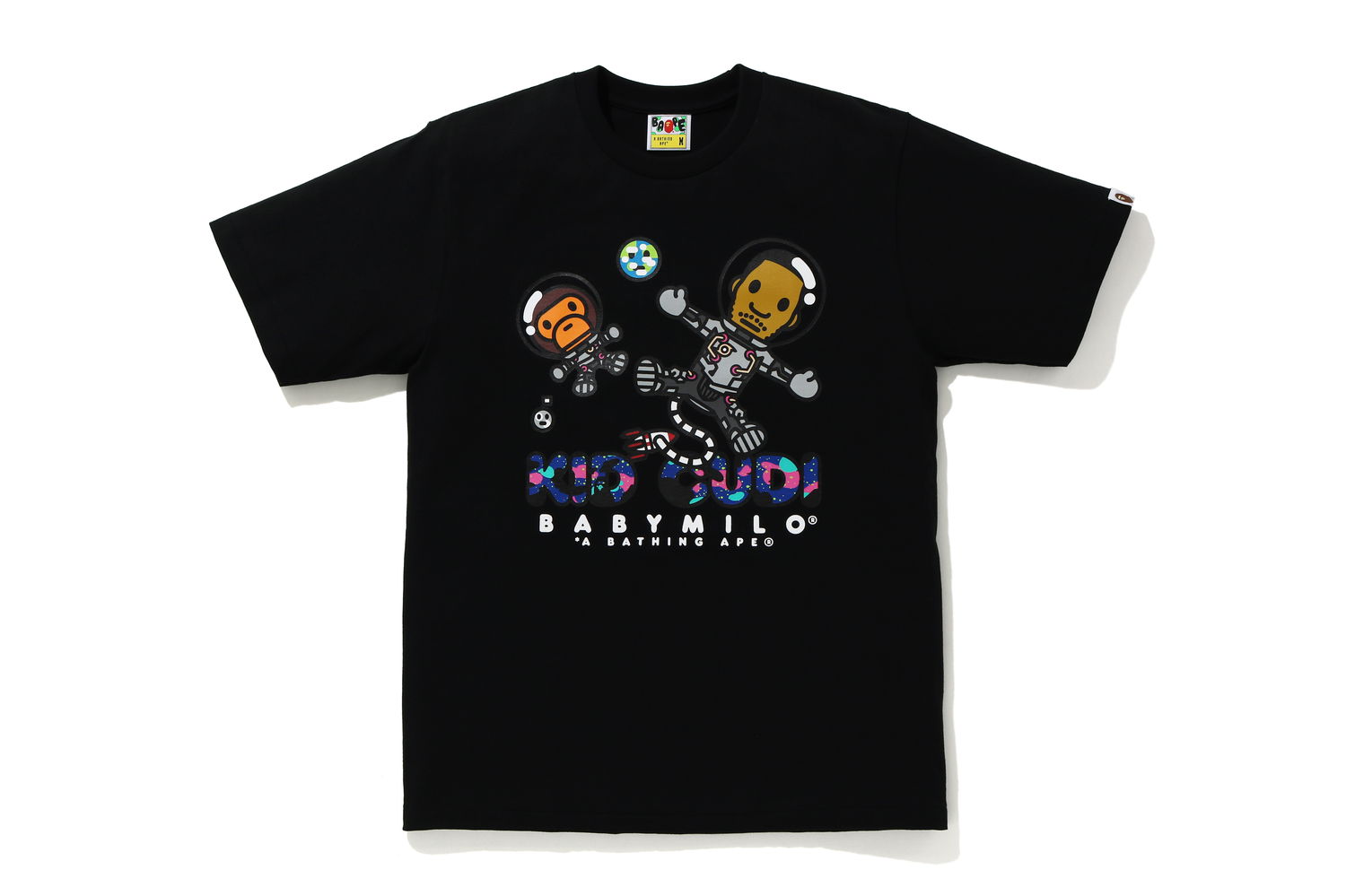 Tričko BAPE Kid Cudi x Baby Milo Moon Man Tee Čierna | 002TEG731901XWHT, 0