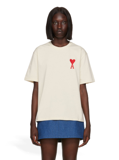 Tričko AMI SSENSE x T-Shirt Béžová | SPEUTS022.726