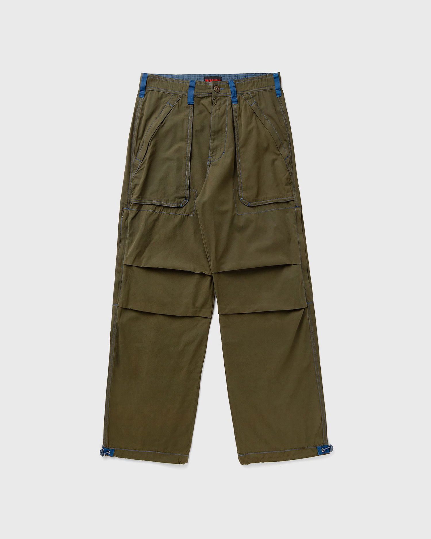 Cargo nohavice Pleasures Pleasures Public Utility Pants Zelené | P24W011-OLIVE, 0