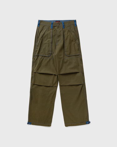 Cargo nohavice Pleasures Pleasures Public Utility Pants Zelené | P24W011-OLIVE, 0