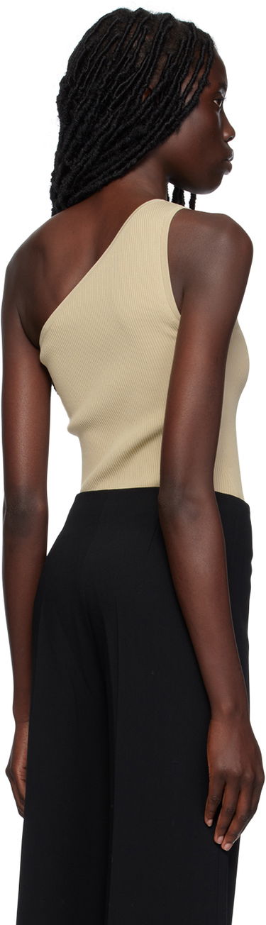 Tielko TOTEME TOTEME Women's Single-Shoulder Tank Top Béžová | 233-5183-755, 2