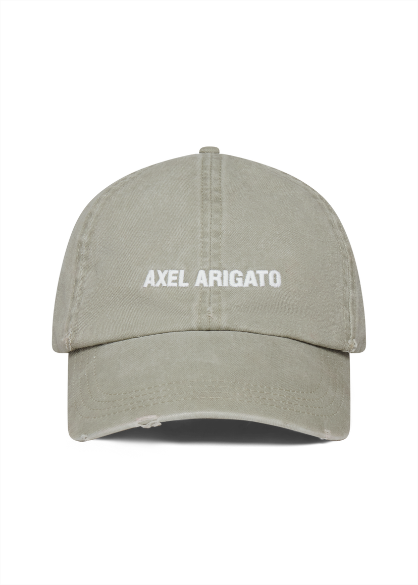 Šiltovka AXEL ARIGATO Distressed Embroidered Baseball Cap Béžová | X0101013
