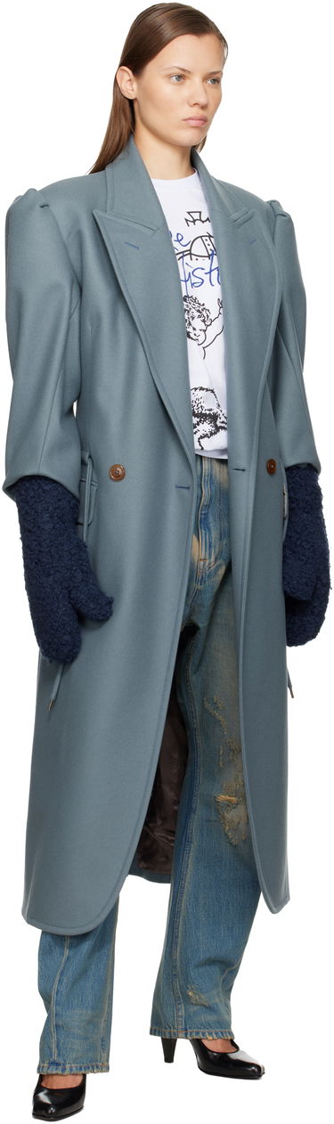 Rukavice Vivienne Westwood Poodle Boa Mitts Fialová | 8202003C-K006N-, 4