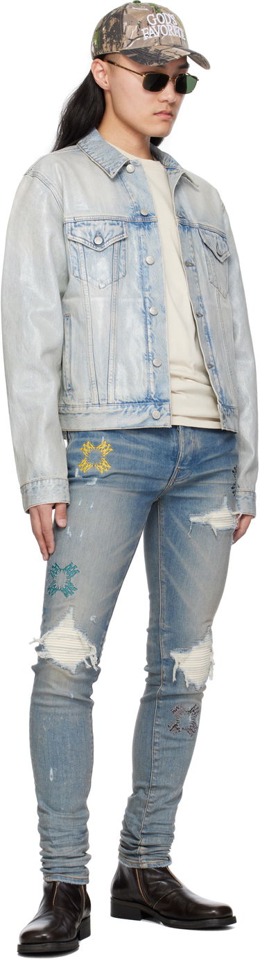 Džínsy AMIRI AMIRI MA Quad Cut Out MX1 Jeans Modrá | AMDNSY1121, 3