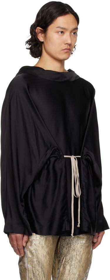 Sveter Rick Owens Rick Owens Hollywood Tunic Hoodie Čierna | RR01E5702 SCH, 1