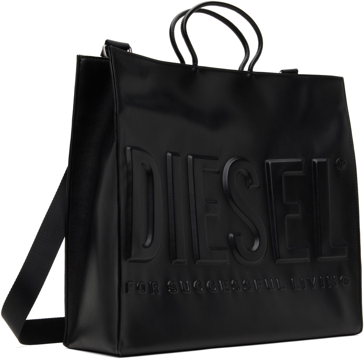 Tote bag Diesel 3D Logo Tote Bag Čierna | X09931 P5184, 1