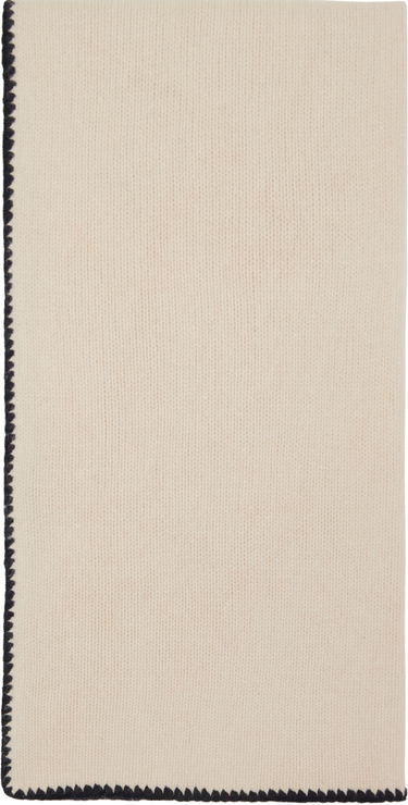 Šál TOTEME TOTEME Embroidered Wool Cashmere Scarf Béžová | 241-WSC1233-YA0004, 0