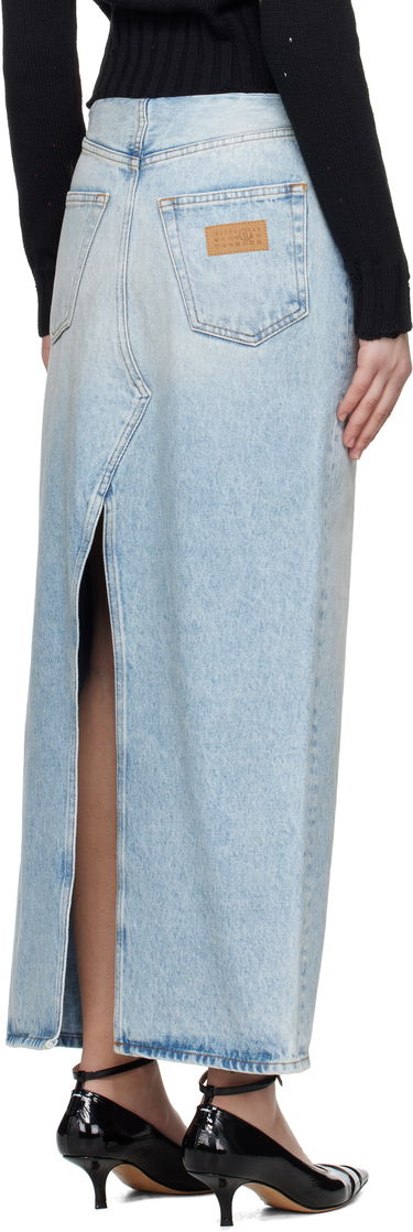 Sukňa Maison Margiela MM6 Maison Margiela Paneled Denim Maxi Skirt Modrá | S62MI0032 M30018, 2