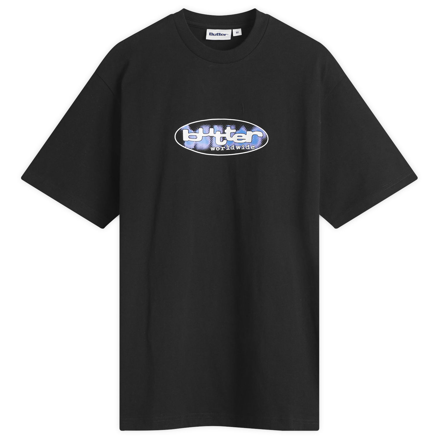Tričko Butter Goods Vortex T-Shirt, Size Large Čierna | BG252111-BLK, 0