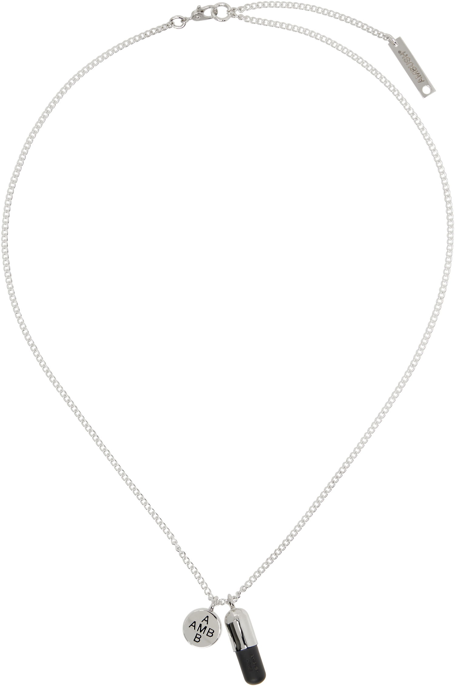 Náhrdelník Ambush AMBUSH Pill Charm Necklace Metalická | 12112110, 0