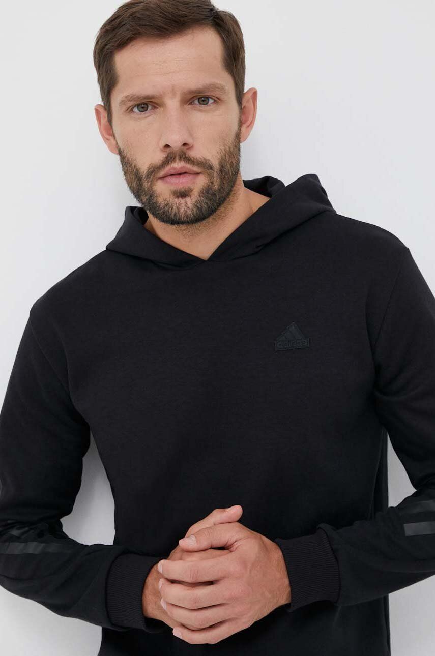 Mikina adidas Performance Future Icons 3-Stripes Hoodie Čierna | IC6740, 0