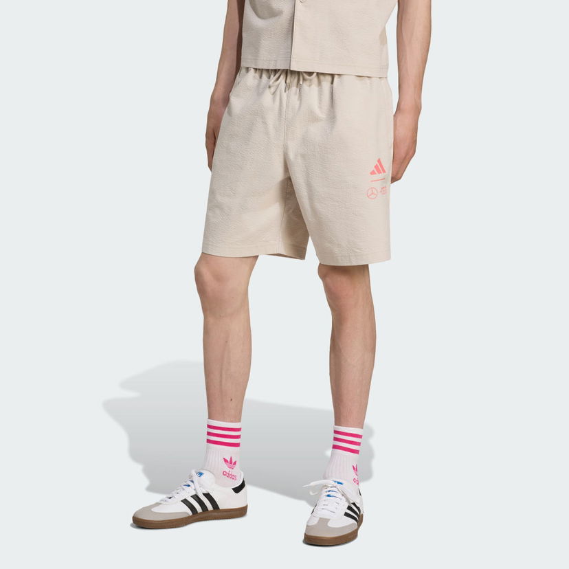Šortky adidas Performance Mercedes - AMG Petronas Formula One Team Summer Shorts Béžová | KE7901
