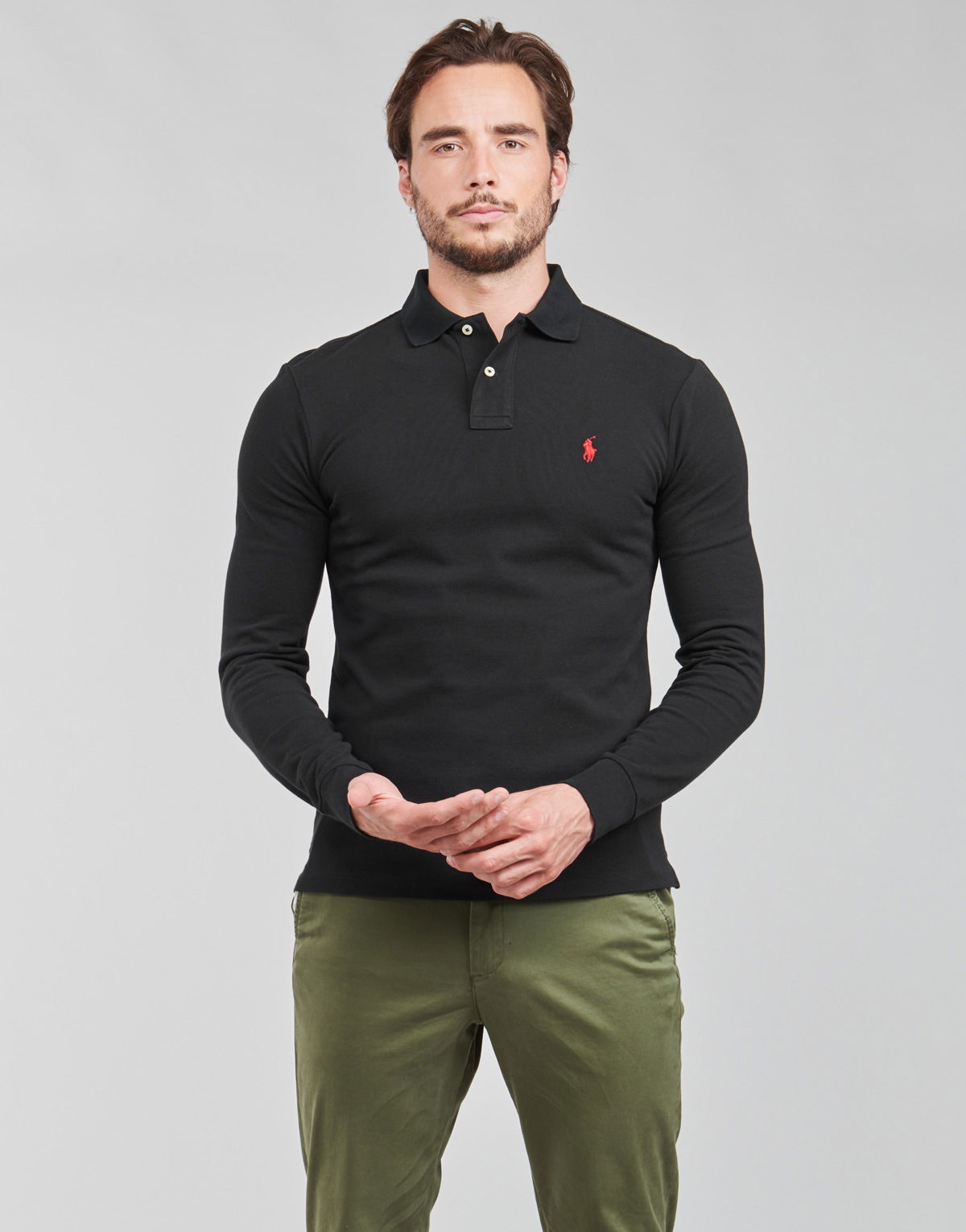 Tričko Polo by Ralph Lauren Long Sleeve T-shirt Navy | 710681126037-NOS, 1