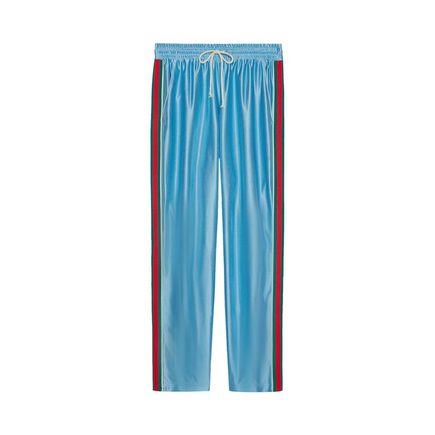 Nohavice Gucci Shiny Jersey Jogging Pant Modrá | 654748 XJDE6 4670, 1