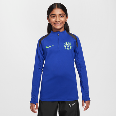 Mikina Nike FC Barcelona Strike Dri-FIT Football Training Top Modrá | FQ2636-417, 0