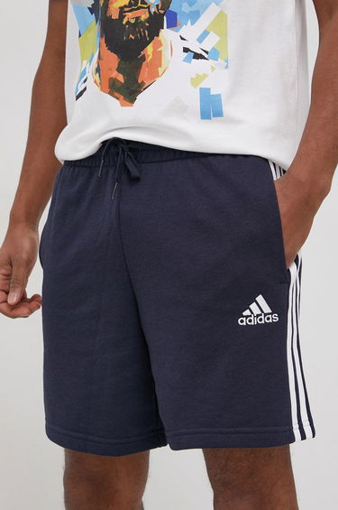 Šortky adidas Originals Essentials French Terry 3-Stripes Shorts Navy | GK9598, 0