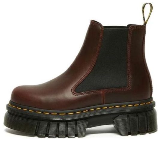 Tenisky a topánky Dr. Martens Audrick Brando Leather Platform Chelsea Boots Hnedá | 27820211