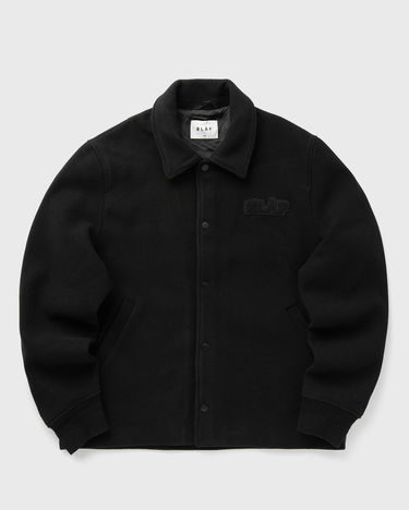 Bomber bunda ØLÅF Wool Varsity Coach Jacket Čierna | M190603, 0