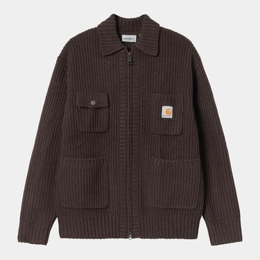 Bunda Carhartt WIP Carhartt WIP Chore Knit Jacket Hnedá | I035399_9, 0