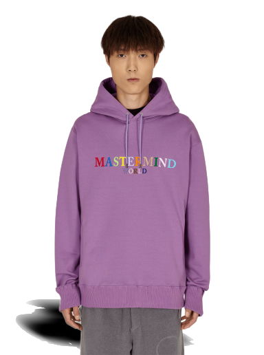 Mikina Mastermind WORLD Logo Hoodie Fialová | MW21S07-SW029-010 004