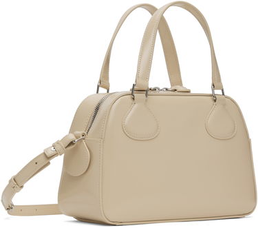 Taška cez rameno Courrèges Studded Leather Bowling Bag Béžová | 324GSA130CV0033, 2