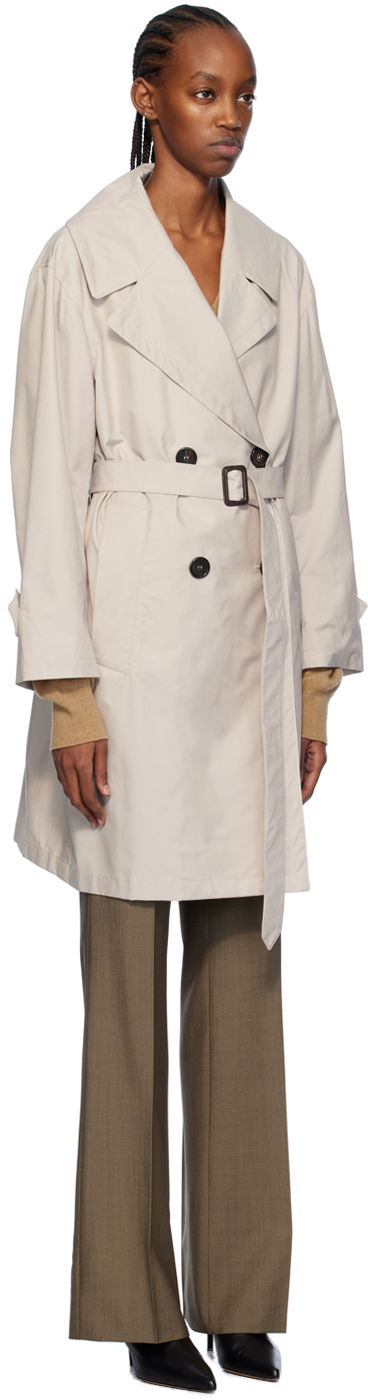 Trenčkot Max Mara Max Mara Vtrench Double-Breasted Trench Coat Béžová | 2419021024600, 1
