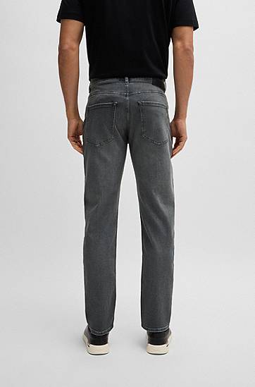 Džínsy BOSS Delaware Slim-Fit Jeans Šedá | 50520838, 1