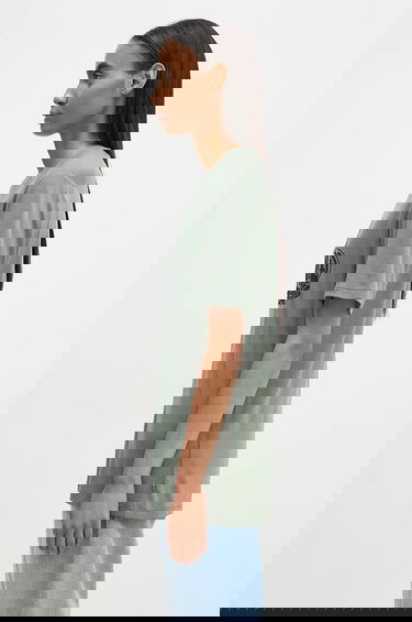 Tričko FJÄLLRÄVEN T-Shirt With Print Zelené | F84117.614, 2