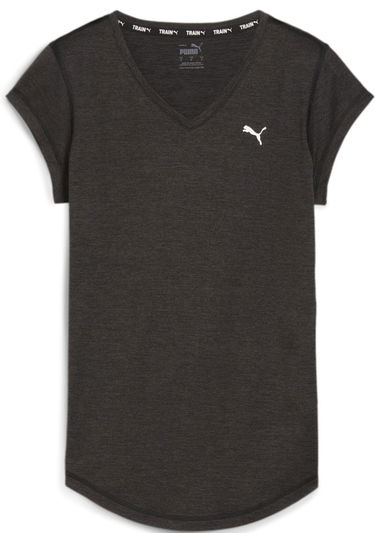 Tričko Puma TRAIN FAV HEATHER CAT TEE Čierna | 526226-01, 0