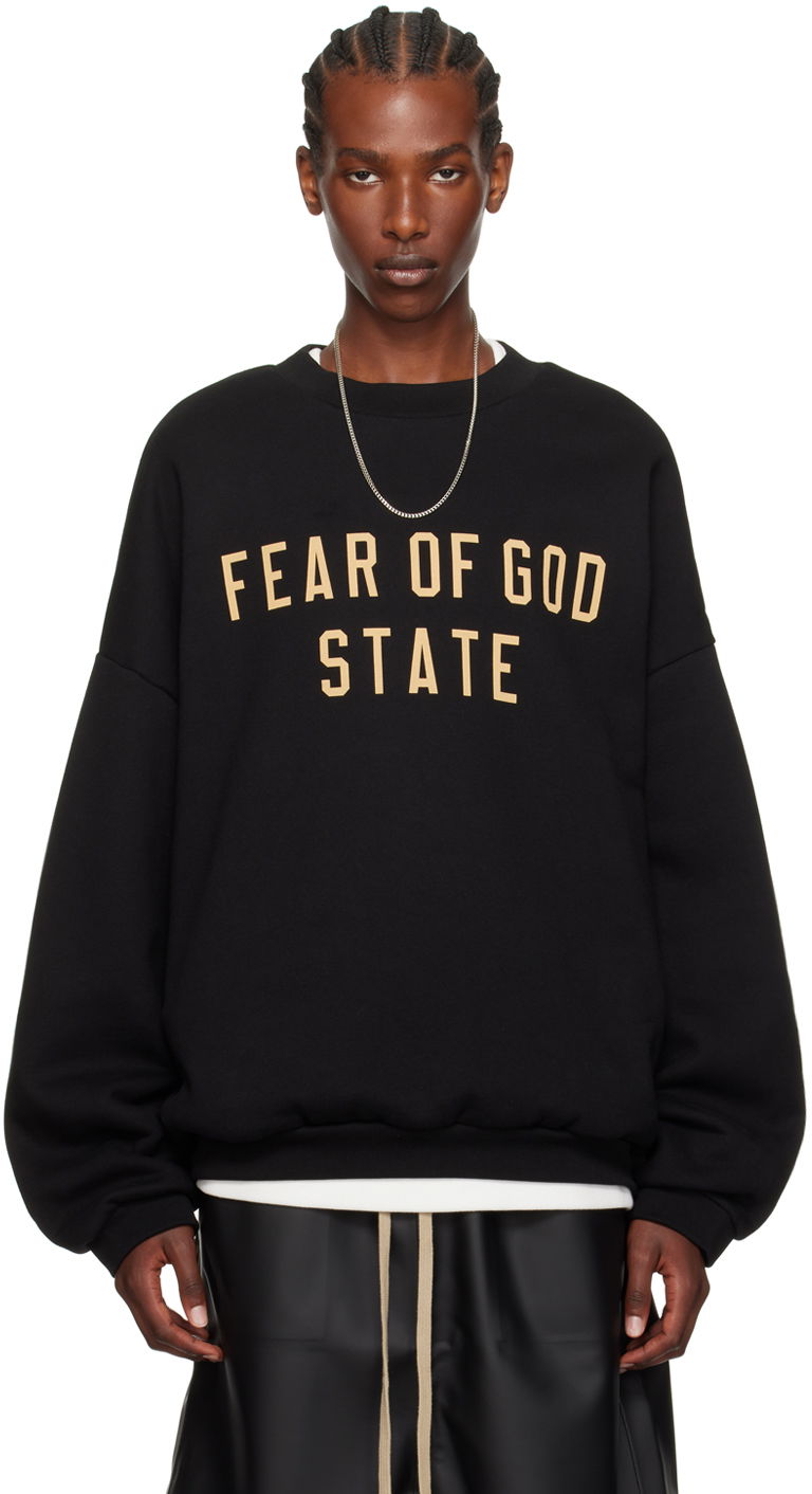 Mikina Fear of God Designer Crewneck Sweatshirt Čierna | 192BT246260F, 0