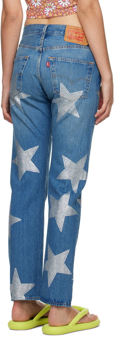 Džínsy Collina Strada Collina Strada Levi's Edition Rhinestone Star Jeans Modrá | XY6002 DEADSTOCK LEVI’S, 2