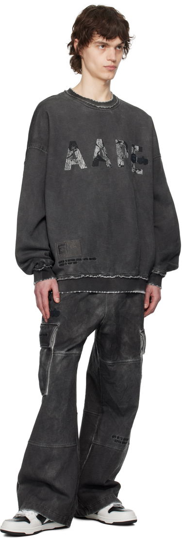 Tepláky AAPE by A Bathing Ape AAPE by A Bathing Ape Alpha Industries Edition Army Sweatpants Šedá | AAPPTM9711XXNBKL, 3