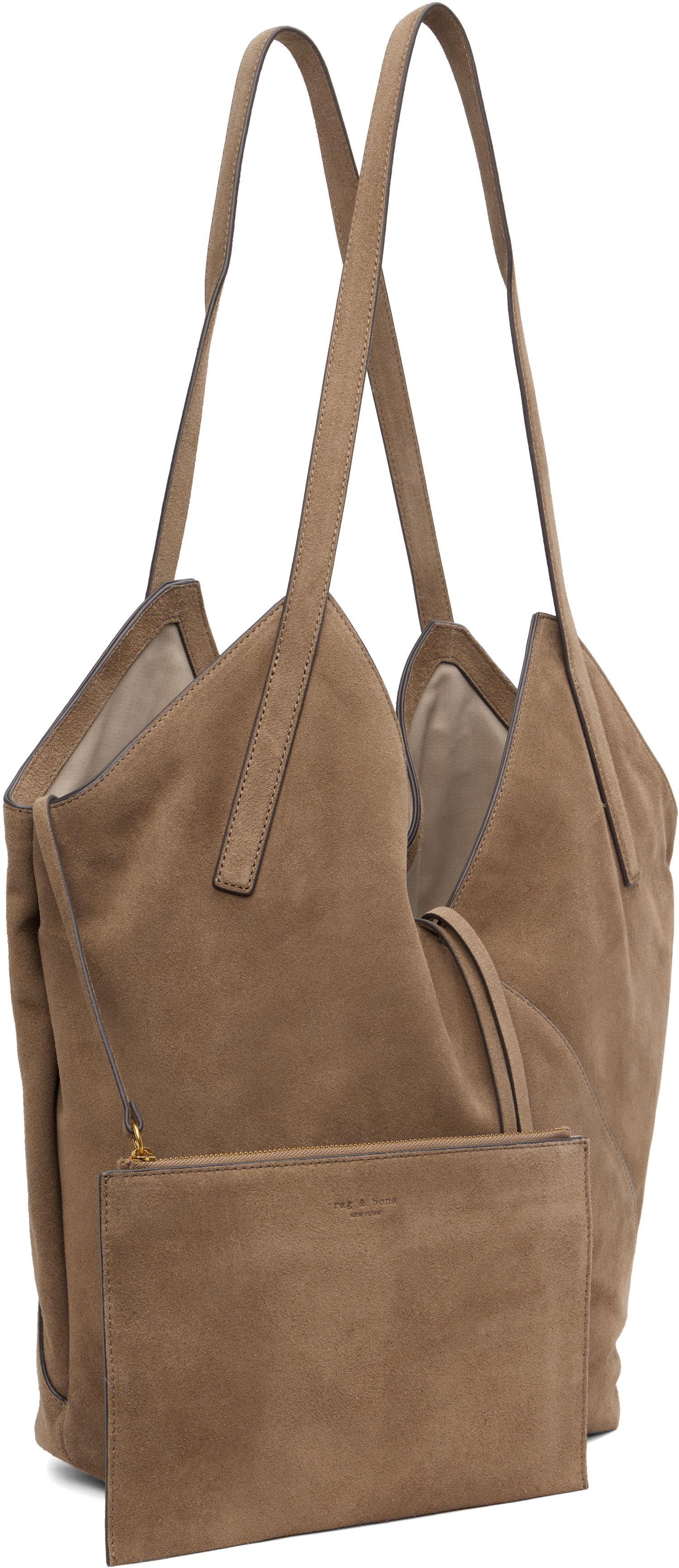 Tote bag rag & bone Rag & Bone Alix Suede Tote Bag Hnedá | SD100823, 1
