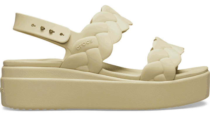 Tenisky a topánky Crocs Brooklyn Woven Low Sandals Béžová | 209977-212, 0