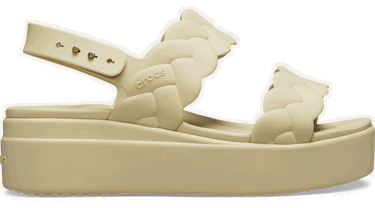 Tenisky a topánky Crocs Brooklyn Woven Low Sandals Béžová | 209977-212, 0