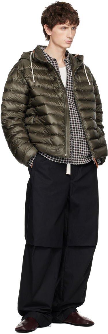 Prešívaná bunda Jil Sander Jil Sander Hooded Down Jacket Zelené | J47AF0153_J70122, 3