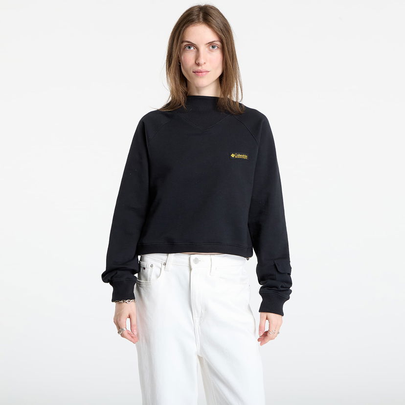 Mikina Columbia Columbia High Cascades™ Crop French Terry Sweatshirt Čierna | 2136421010