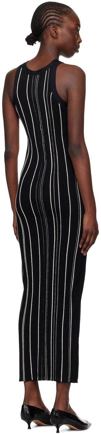 Šaty TOTEME TOTEME Braid Rib Tank Midi Dress Čierna | 242-WRD2305-YA0044, 2