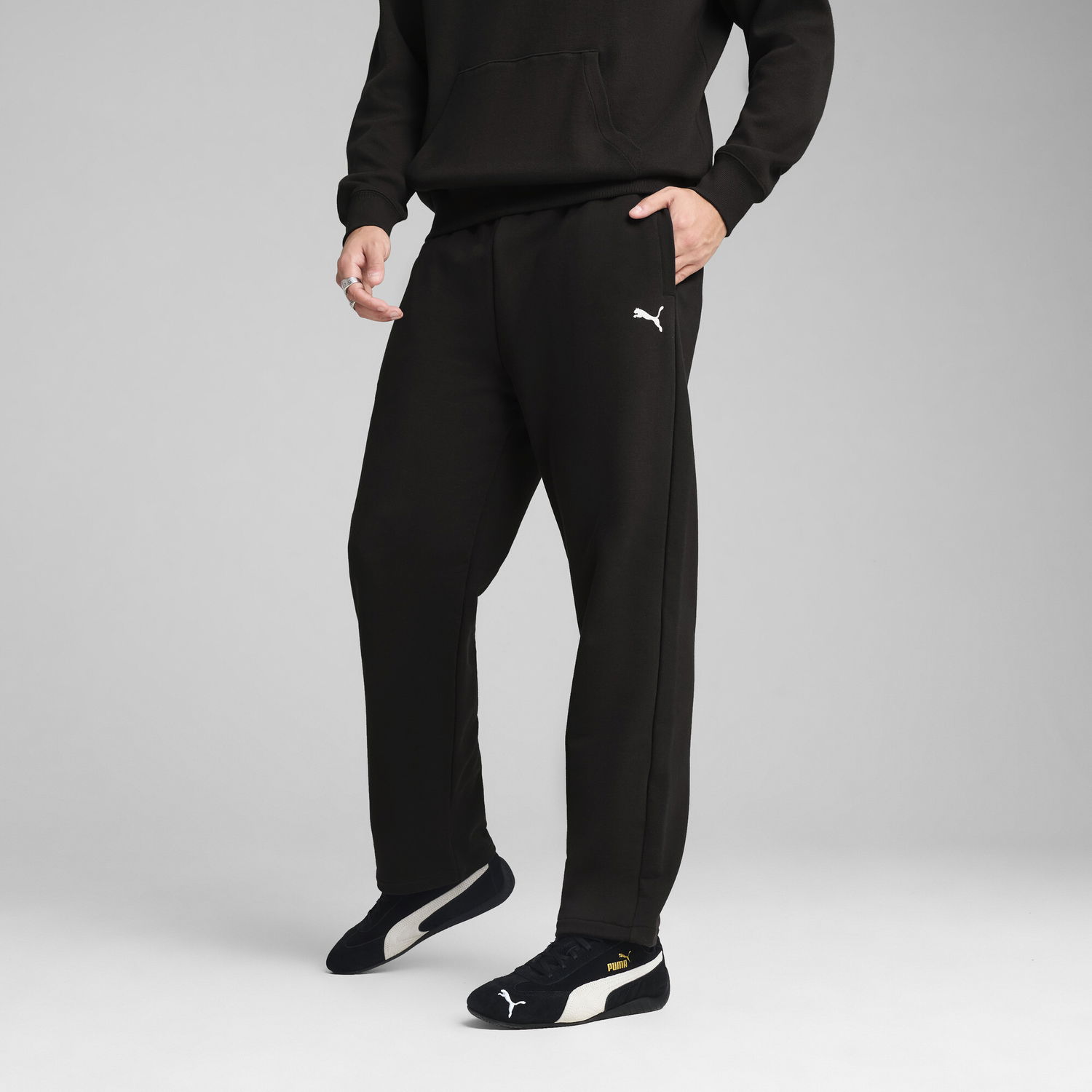 Tepláky Puma WARDROBE ESS Relaxed Fit Sweatpants Čierna | 629651_01, 0