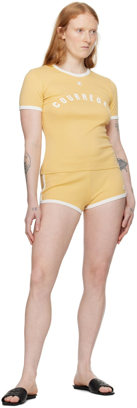 Contrast Trim Casual Shorts