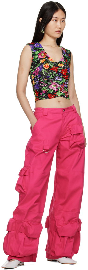 Crop Top Collina Strada Collina Strada Maisie Floral Ruched Tank Top Rôznofarebný | XX3234 DEADSTOCK JERSEY, 3
