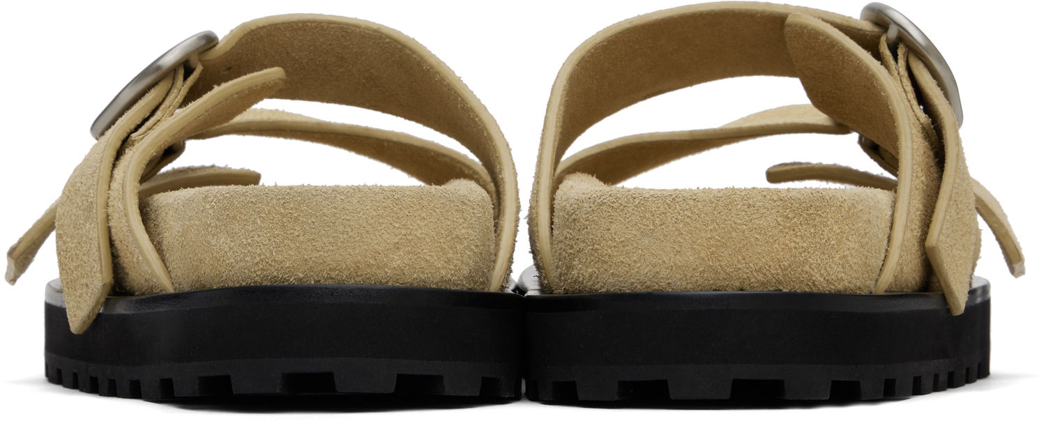 Oblečenie Jil Sander Jil Sander Pin-Buckle Suede Sandals Béžová | J44WP0026_P8213, 1