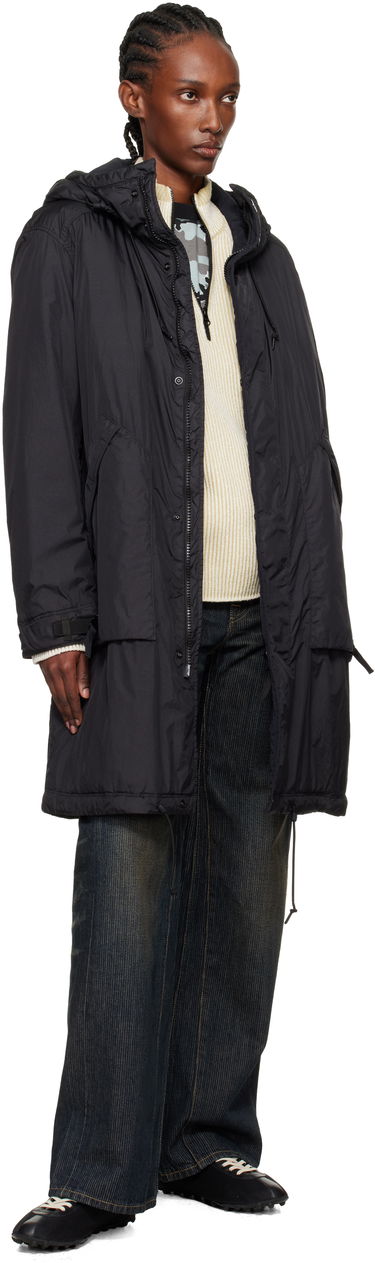 Kabáty Stone Island Crinkled Reps NY Coat Čierna | K2S15 7100003 S0A23, 4