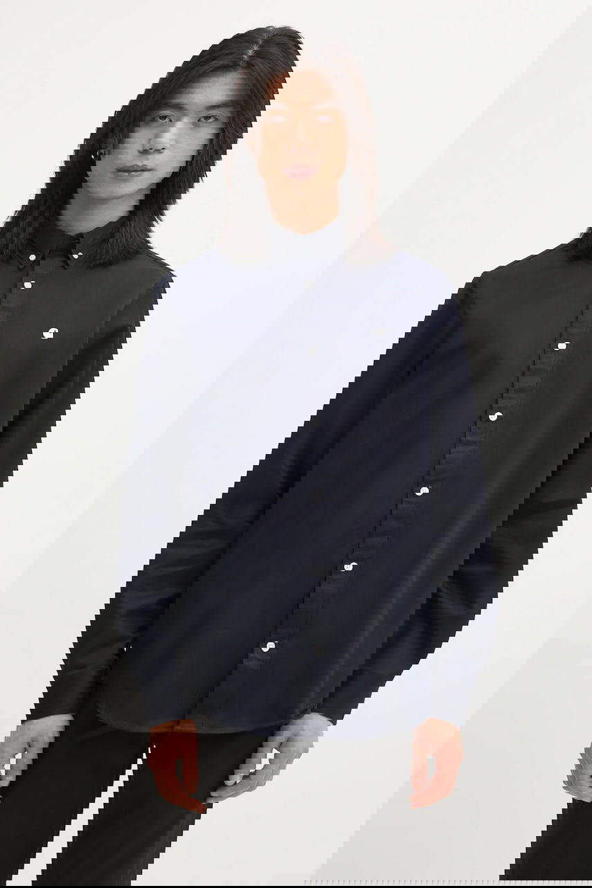 Košeľa Carhartt WIP WIP Long Sleeve Cotton Madison Shirt, Regular Fit, Classic Collar Navy | I023339.0COXX, 0