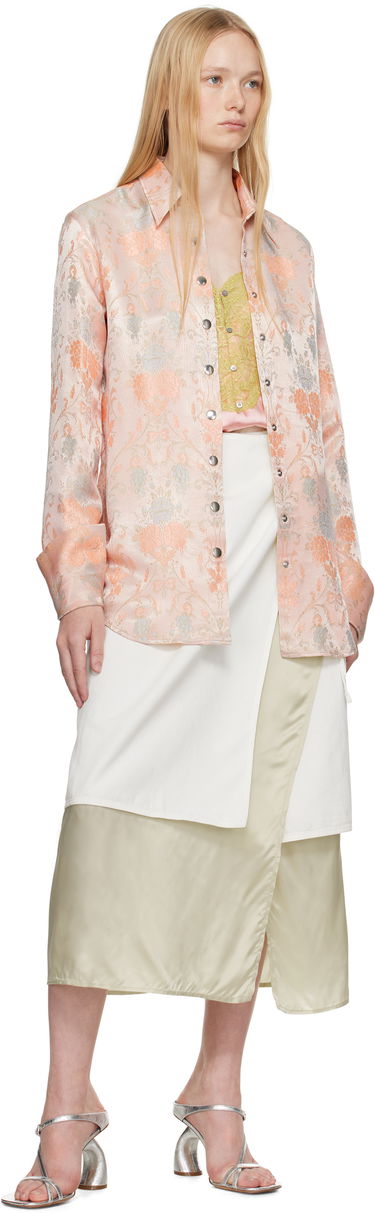 Sukňa Dries Van Noten Dries Van Noten Wrap Midi Skirt Béžová | 251-010826-1553, 3