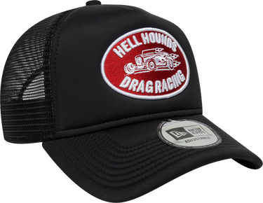 Šiltovka New Era Hell Hounds Drag Racing Graphic Patch 9FORTY A-Frame Trucker Adjustable Cap Čierna | 60667598-60667598, 2
