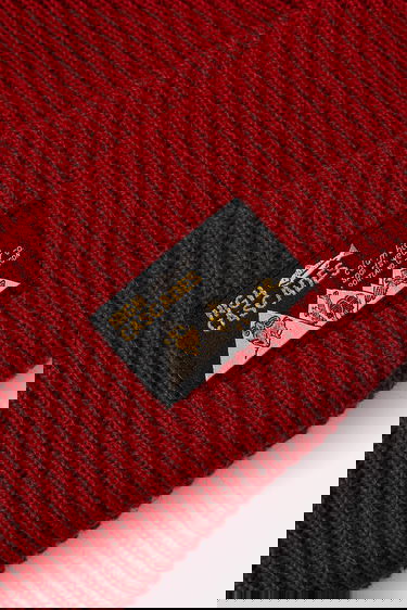 Kulicha Columbia Ribbed Knit Beanie with High Cascades Patch Červená | 2092601, 2