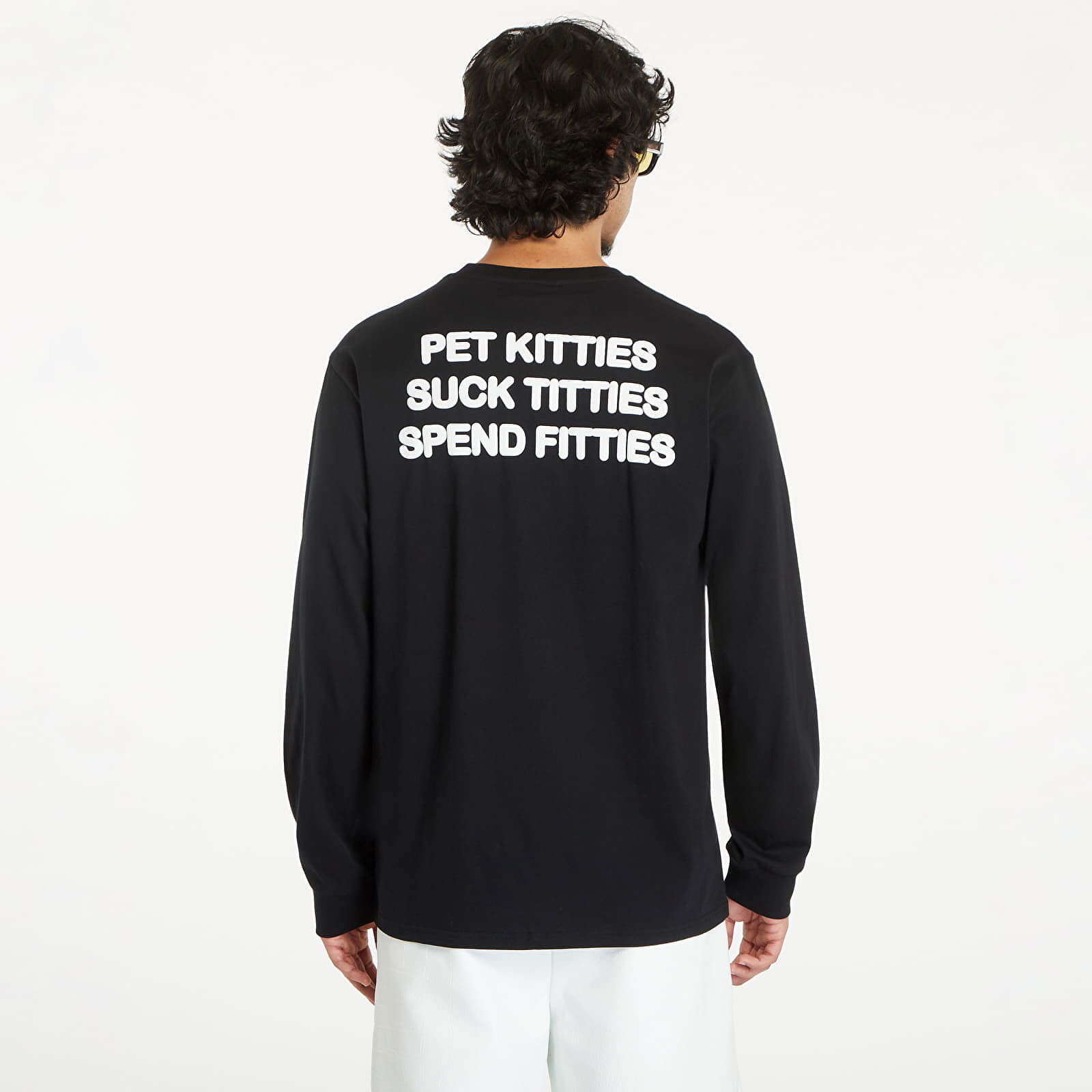 Pet Kitties Long Sleeve Tee Black