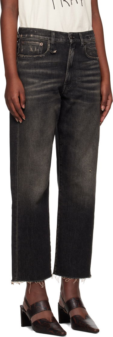 Džínsy R13 R13 Stretch Boyfriend Jeans Čierna | R13W5083-D152B, 4